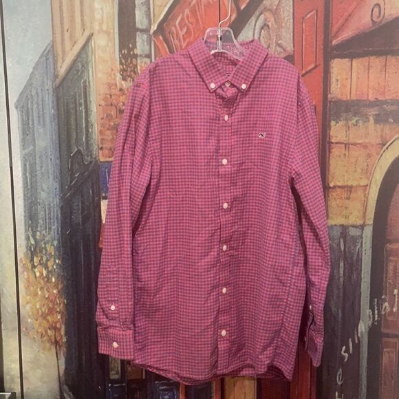 Big Boys VINEYARD VINES BUTTON DOWN THE WHALE SHIRT - Picture 1 of 4